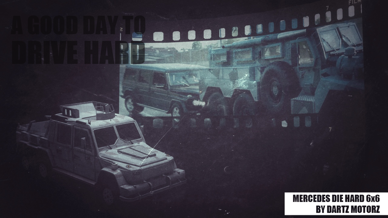 Illustration for article titled Dartz Turned A 6x6 G-Wagen Into The MRAP From Die Hard 5